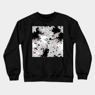 Abstract Splatter Artwork Crewneck Sweatshirt